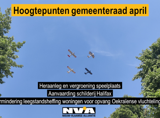 Gemeenteraad april 2022 Gemeenteraad april 2022