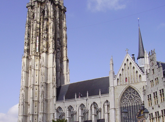 Foto van de Sint-Romboutskathedraal in Mechelen